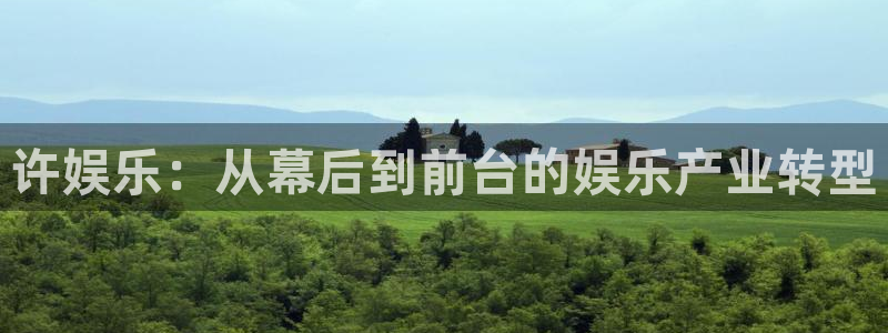 奇亿娱乐home：许娱乐：从幕后到前台的娱乐产业转型