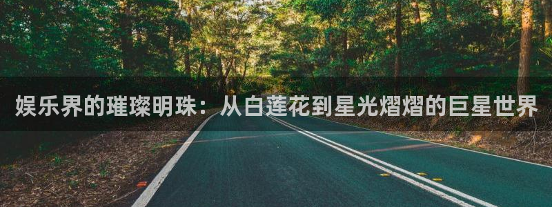 奇亿娱乐登录：娱乐界的璀璨明珠：从白莲花到星光熠熠的巨星世界